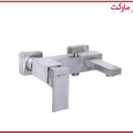 شیر حمام اروپا کروم مات شودر