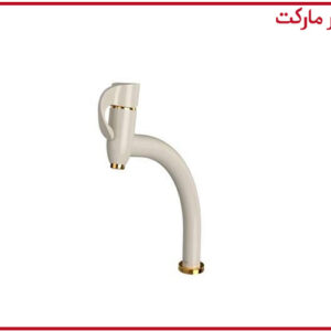 شیر روشویی پایه بلند شودر مدل دانته شیری طلا