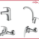 ست شیر اطلس کروم شودر