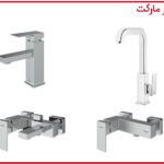 ست شیر اروپا کروم شودر