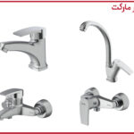 ست شیر پلاس کروم شودر