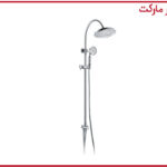 علم دوش حمام لوبک کروم شودر