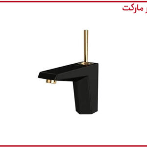 شیر روشویی شودر مدل تیفانی مشکی طلا