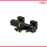 شیر حمام شودر مدل یونیک مشکی طلا