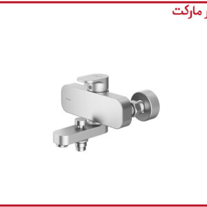 شیر حمام شودر مدل تاین کروم مات