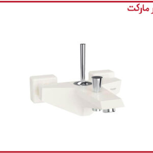 شیر حمام شودر مدل تیفانی شیری کروم