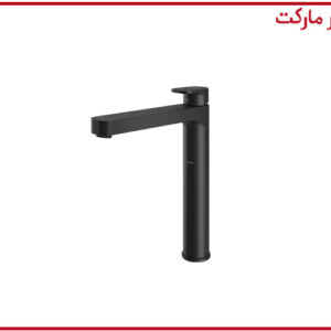 شیر روشویی پایه بلند شودر مدل تاین مشکی