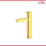 شیر روشویی پایه بلند شودر مدل یونیک طلامات