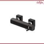 شیر توالت شودر مدل یونیک مشکی کروم