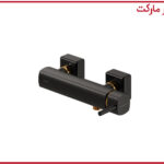 شیر توالت شودر مدل یونیک مشکی طلا