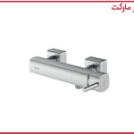 شیر توالت شودر مدل یونیک کروم مات