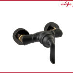 شیر توالت شودر مدل لوکا مشکی طلا