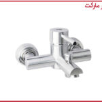 شیر حمام شودر مدل موناکوپلاس کروم مات
