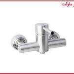 شیر توالت شودر مدل موناکوپلاس کروم مات