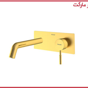 شیر روشویی یک تکه توکار روگن طلامات شودر