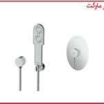 شیر حمام تیپ2 توکار روگن کروم شودر