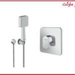 شیر حمام تیپ2 توکار تاین کروم شودر