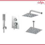شیر حمام تیپ3 توکار رومر کروم شودر