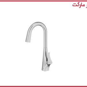 شیر آشپزخانه شاوری شودر مدل آیدر کروم مات
