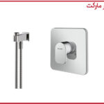 شیر توالت توکار تاین کروم شودر