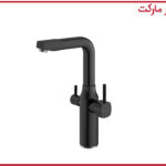 شیر آشپزخانه دومنظوره شودر مدل یونیک مشکی کروم