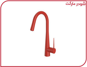 شیر آشپزخانه شاوری شودر مدل ایتن قرمز