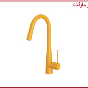 شیر آشپزخانه شاوری شودر مدل ایتن زرد