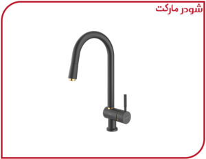 شیر آشپزخانه شاوری شودر مدل موناکوپلاس مشکی طلا