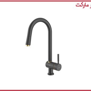 شیر آشپزخانه شاوری شودر مدل موناکوپلاس مشکی طلا