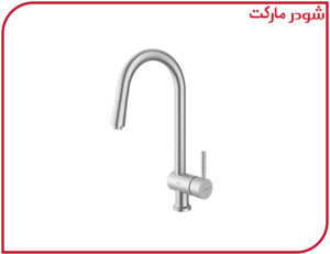 شیر آشپزخانه شاوری شودر مدل موناکوپلاس کروم مات