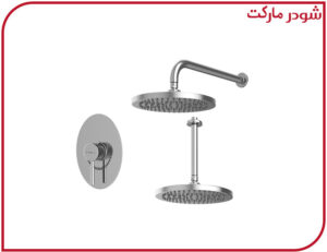 شیر حمام تیپ1 توکار روگن ABS کروم شودر