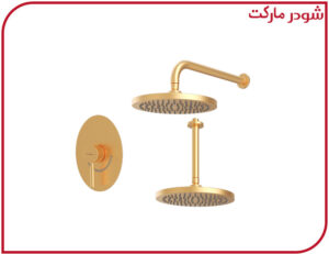 شیر حمام تیپ1 توکار روگن ABS طلامات شودر
