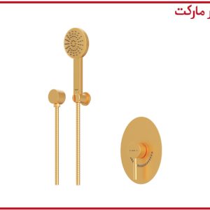 شیر حمام تیپ2 توکار روگن ABS طلامات شودر