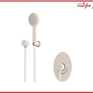 شیر حمام تیپ2 توکار روگن ABS شیری کروم شودر