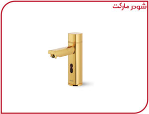 شیر چشمی روشویی شودر مدل یونیک طلایی