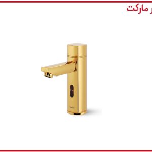 شیر چشمی روشویی شودر مدل یونیک طلایی