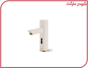 شیر چشمی روشویی شودر مدل یونیک شیری طلا