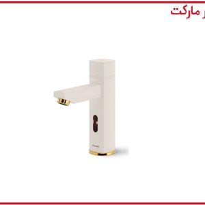 شیر چشمی روشویی شودر مدل یونیک شیری طلا