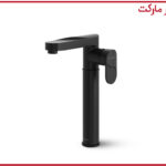 شیر روشویی پایه بلند اسمارت مشکی شودر