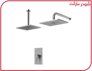 شیر حمام تیپ1 توکار رومر ABS کروم مات شودر