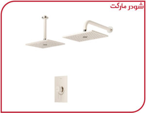 شیر حمام تیپ1 توکار رومر ABS شیری کروم شودر