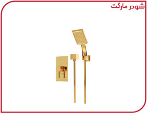 شیر حمام تیپ2 توکار رومر ABS طلایی شودر