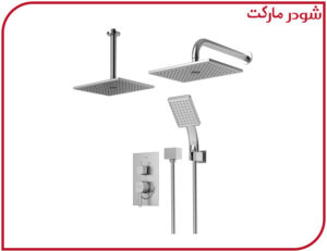 شیر حمام تیپ3 توکار رومر ABS کروم مات شودر