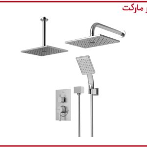 شیر حمام تیپ3 توکار رومر ABS کروم مات شودر