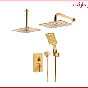شیر حمام تیپ3 توکار رومر ABS طلایی شودر