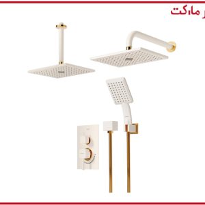 شیر حمام تیپ3 توکار رومر ABS شیری طلا شودر