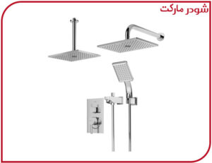 شیر حمام تیپ4 توکار رومر ABS کروم شودر