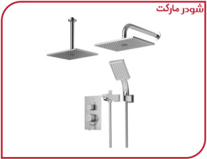 شیر حمام تیپ4 توکار رومر ABS کروم مات شودر
