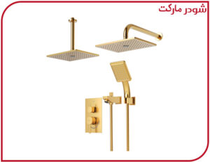 شیر حمام تیپ4 توکار رومر ABS طلامات شودر