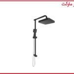 علم دوش حمام مارا مشکی کروم شودر
